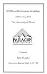 University of Akron 2012 Brass Performance Workshop Concert (Jun 15, 2012) by Robert D. Jorgensen