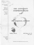 University of Akron Symphonic Band (April 28, 1989) by Robert D. Jorgensen