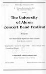 University of Akron Concert Band Festival (Feb 3, 2000)