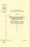 University of Akron Symphonic Band: 40th Annual OBDC (Dec 3, 2011)