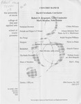 University of Akron Concert Band II (Apr 26, 1992) by Robert D. Jorgensen