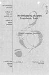 University of Akron Symphonic Band (Oct 9, 1994) by Robert D. Jorgensen